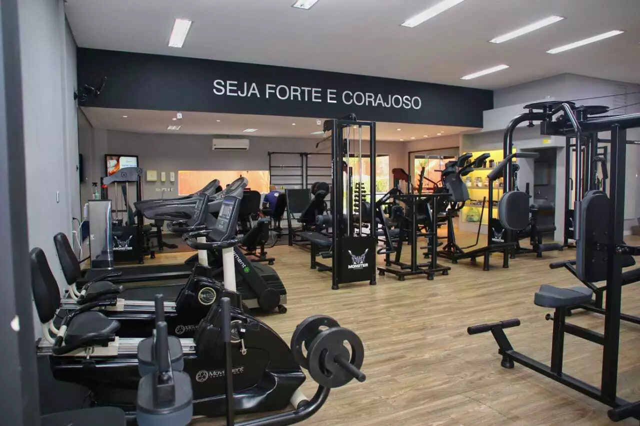 Fundo da academia